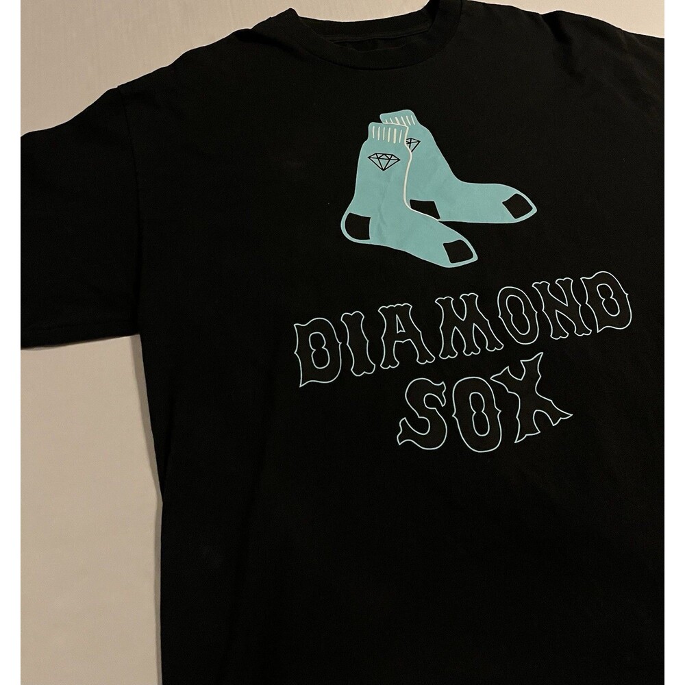 Diamond Supply Co. Diamond Sox Baseball T-Shirt XL Streetwear Tiffany Boston